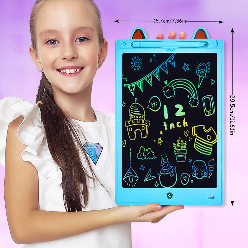 Tablet de Desenho Infantil LCD Apagável – Criatividade Sem Limites (8,5” a 16”)