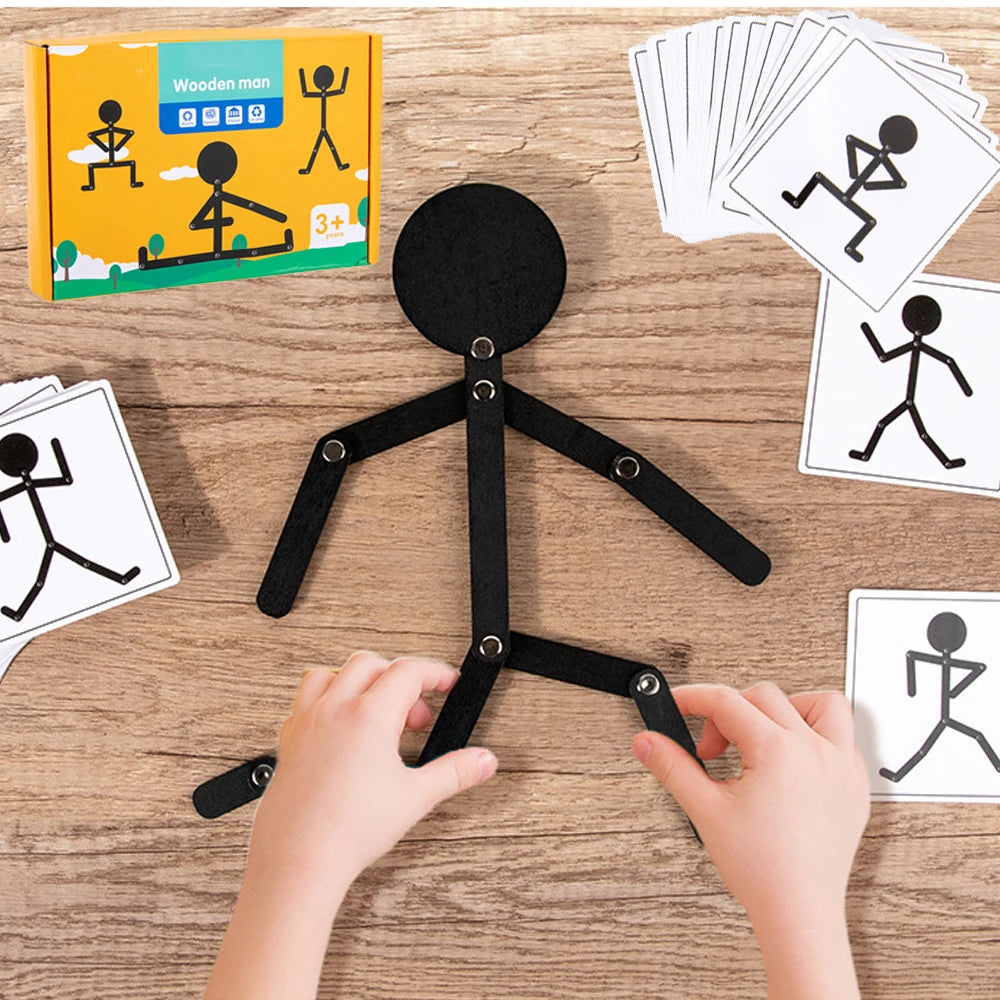 Brinquedo Educativo Montessori DIY – Jogo de Coordenação Motora e Aprendizado Infantil