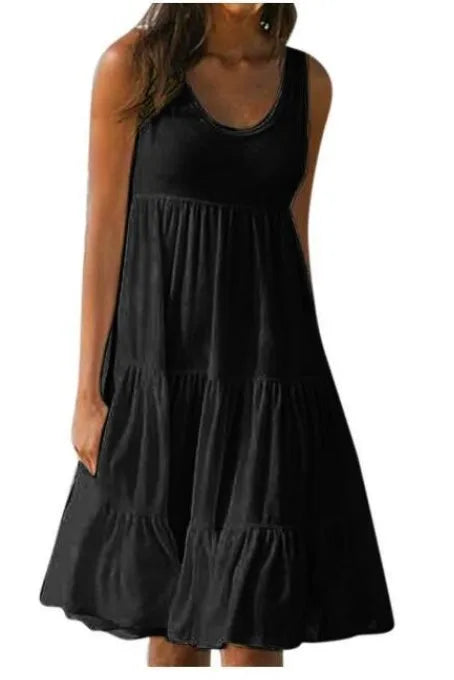 Vestido Midi Feminino com Alças Finas e Costas Abertas – Elegante, Sexy e Atemporal