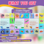 Kit Origami Criativo com 30 Folhas + Guia Ilustrado – Diversão, Arte e Imaginação