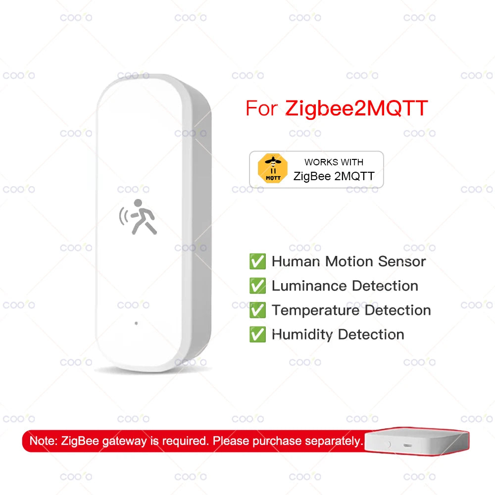 Sensor Inteligente de Presença Zigbee MmWave – Tuya Smart Home