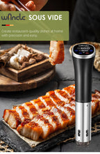 Sous Vide Profissional Wancle® IPX7 – Cozimento a Vácuo Preciso, Silencioso e à Prova d’Água