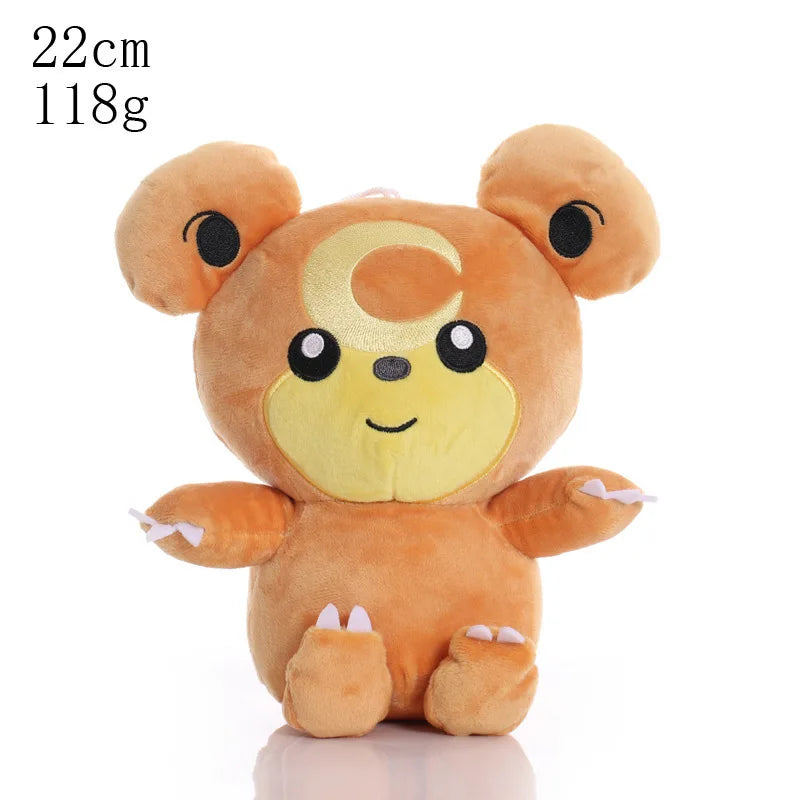 Pelúcia Pokémon Fofa (15 a 30 cm) – Pikachu, Sylveon, Charmander e Outros Personagens