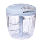 Mini Processador Manual com Cordão 500ml ou 900ml – Pica, Tritura e Facilita sua Rotina na Cozinha