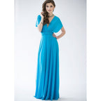 Vestido Longo Feminino Multiway Boho – Modelo Versátil com Amarrações e Caimento Elegante