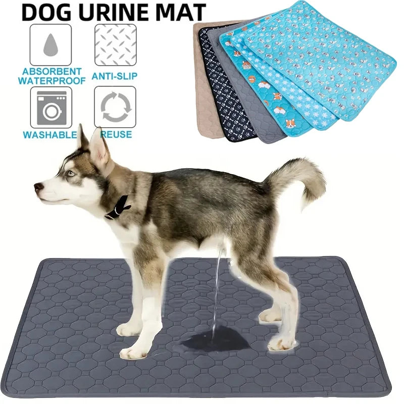 Tapete Higiênico Lavável Antiderrapante para Cães – Reutilizável, Confortável e Ideal para Casa ou Carro