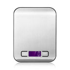 Balança Digital de Cozinha 5kg ou 10kg em Aço Inox – Precisa, Compacta e Recarregável