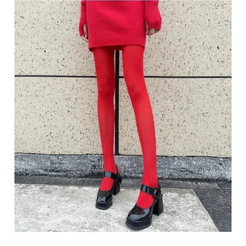Meia‑Calça Feminina Aveludada 80D – Conforto, Elasticidade e Cobertura Elegante para o Dia a Dia